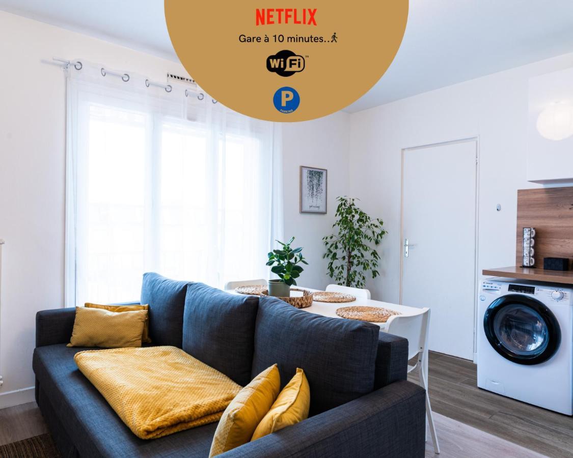 Le Coquet - Balcon - Proche Gare - Parking Apartment Bourg-en-Bresse Luaran gambar